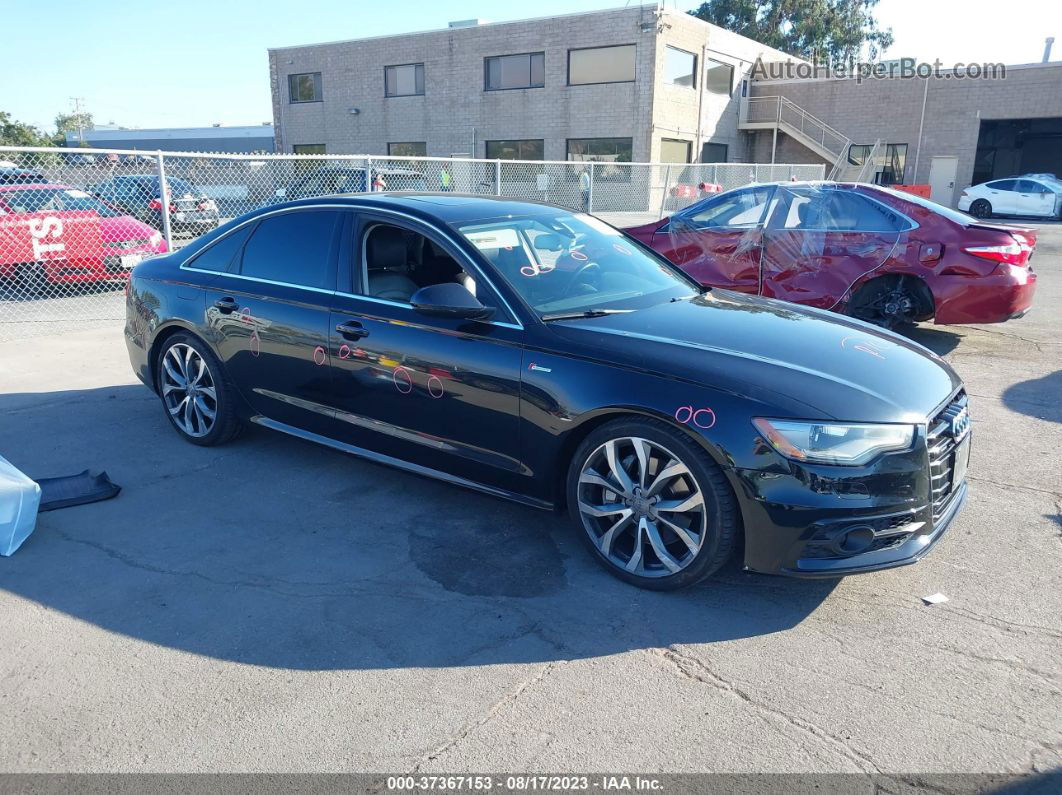 2013 Audi A6 3.0t Prestige Black vin: WAUHGAFCXDN136213