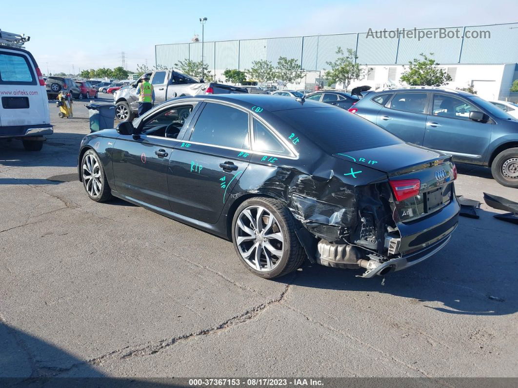 2013 Audi A6 3.0t Prestige Black vin: WAUHGAFCXDN136213