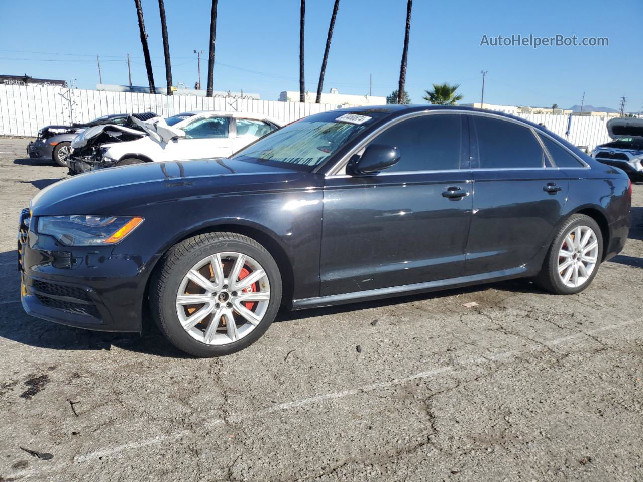 2014 Audi A6 Prestige Black vin: WAUHGAFCXEN047078