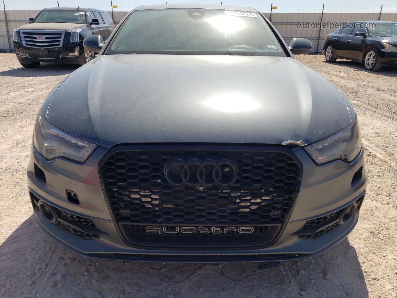 2014 Audi A6 Prestige Gray vin: WAUHGAFCXEN049266