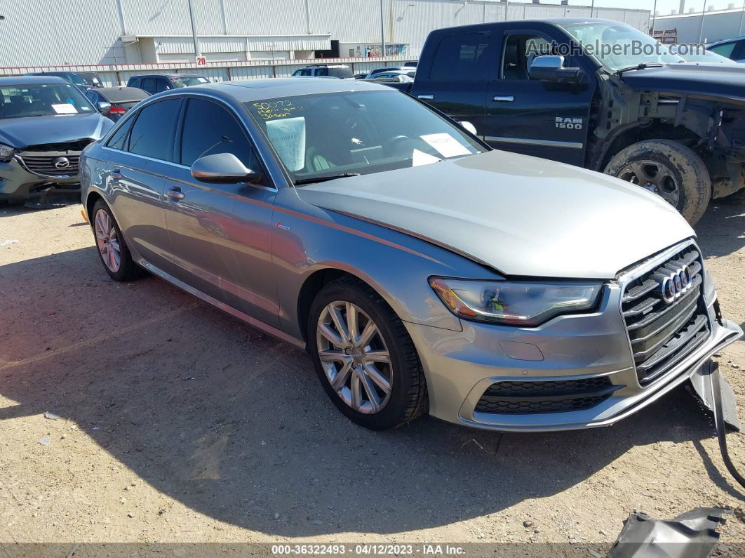 2014 Audi A6 3.0t Prestige Gray vin: WAUHGAFCXEN131501