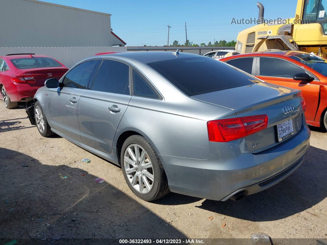 2014 Audi A6 3.0t Prestige Gray vin: WAUHGAFCXEN131501