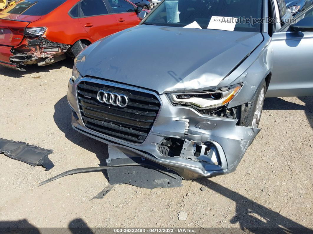 2014 Audi A6 3.0t Prestige Gray vin: WAUHGAFCXEN131501