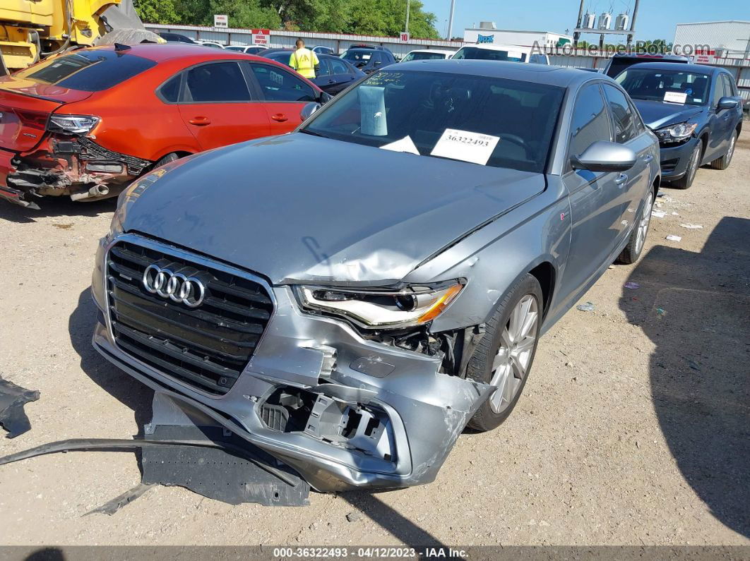 2014 Audi A6 3.0t Prestige Gray vin: WAUHGAFCXEN131501