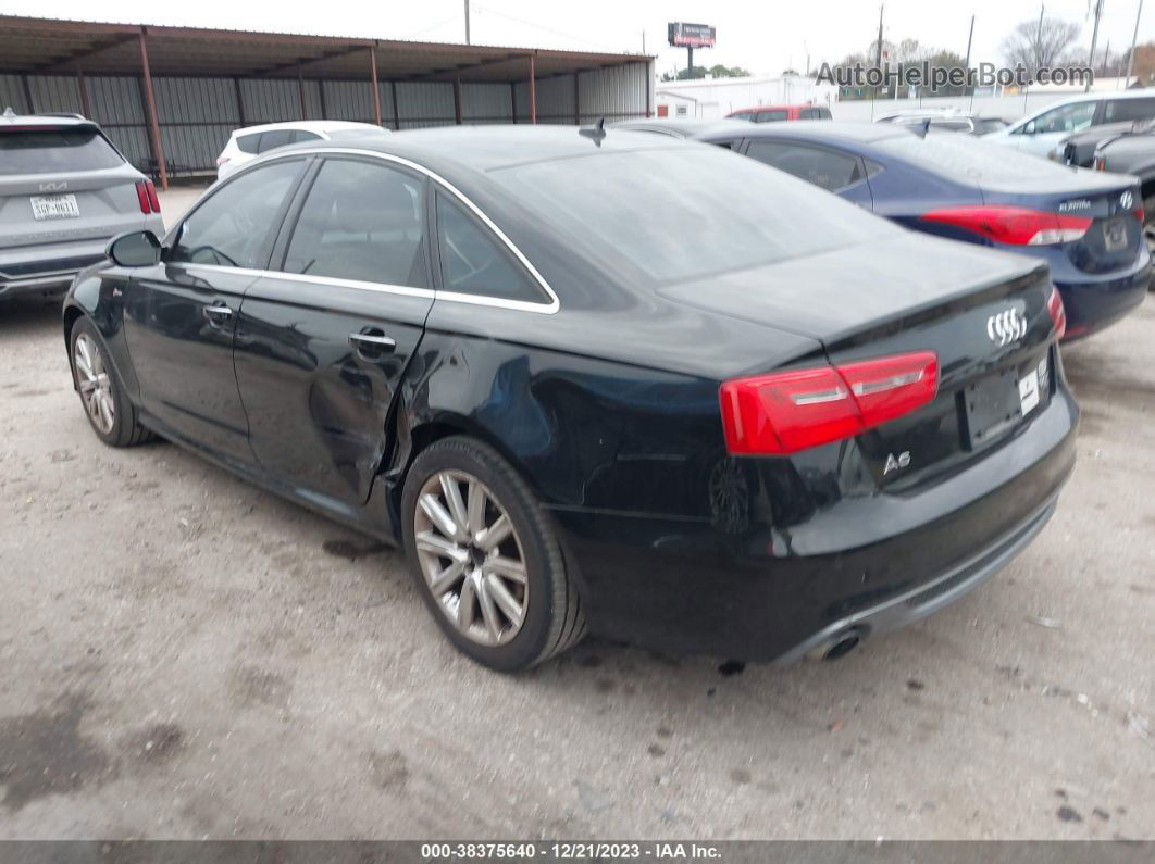 2013 Audi A6 3.0t Premium Black vin: WAUHGBFC7DN115597