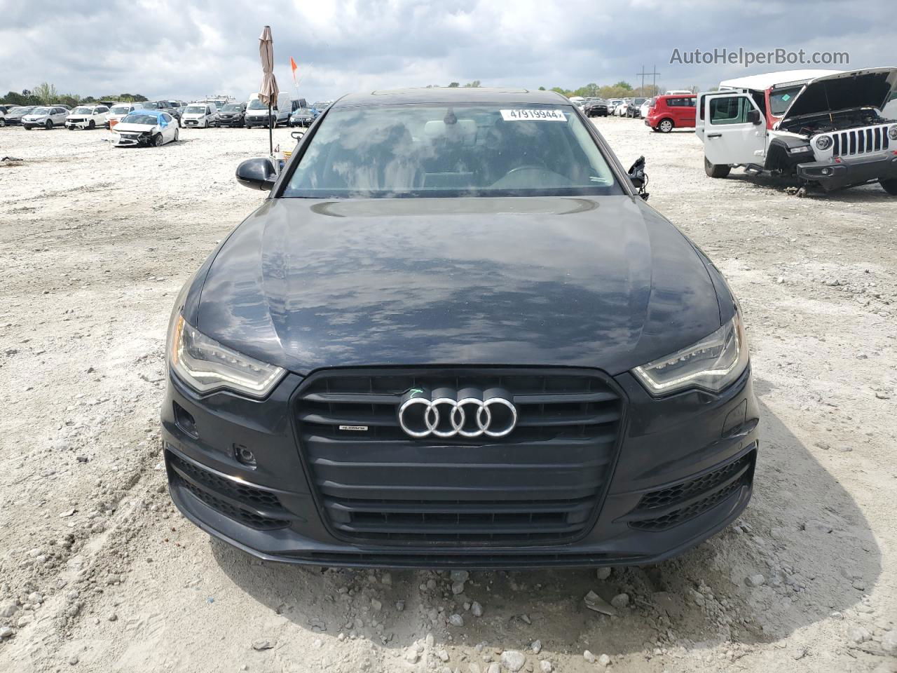 2014 Audi A6 Prestige Черный vin: WAUHGBFC8EN145712