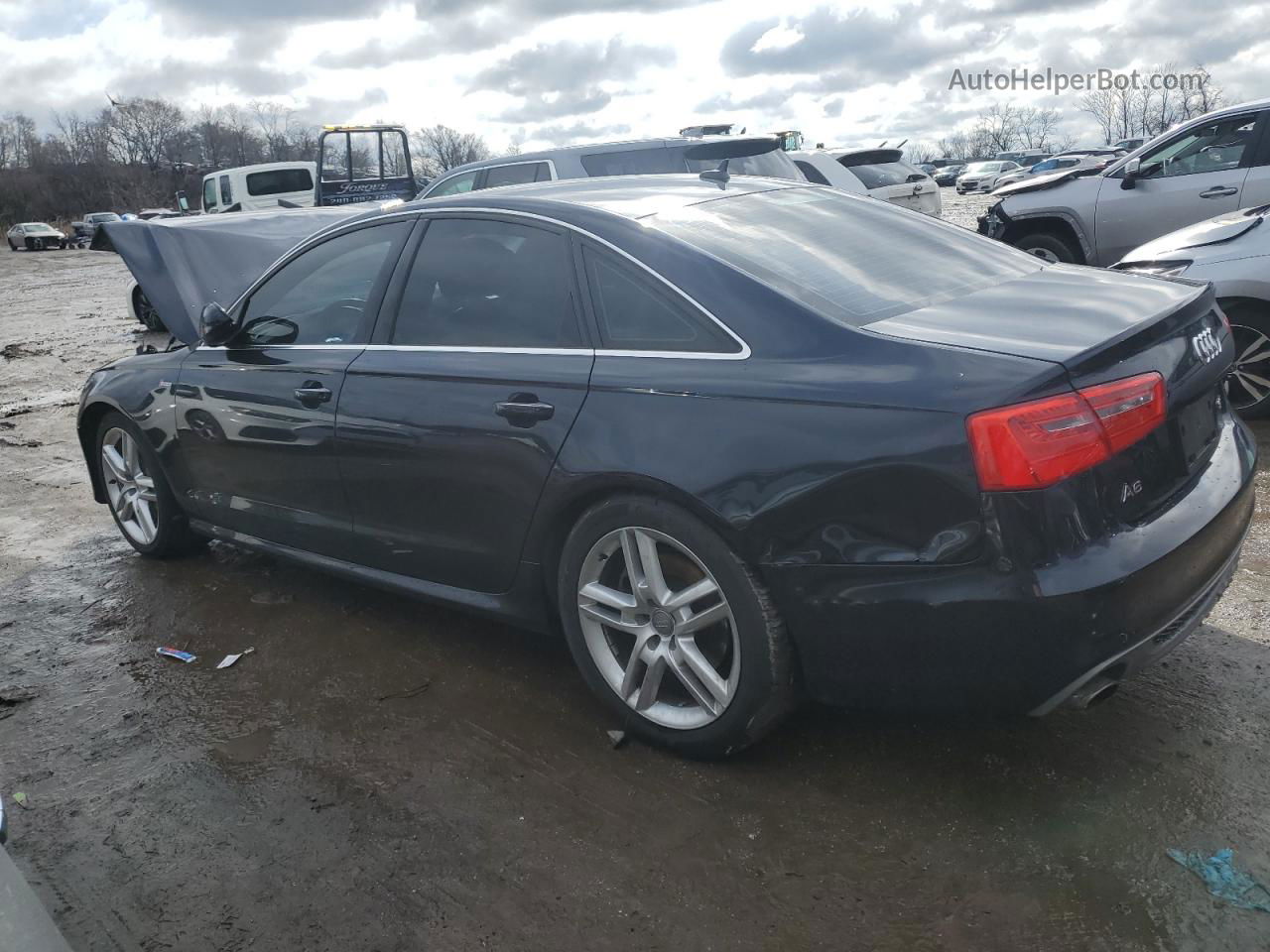 2014 Audi A6 Prestige Blue vin: WAUHGBFC9EN113450