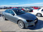 2019 Audi A4 40 Premium Gray vin: WAUHMAF43KA015190