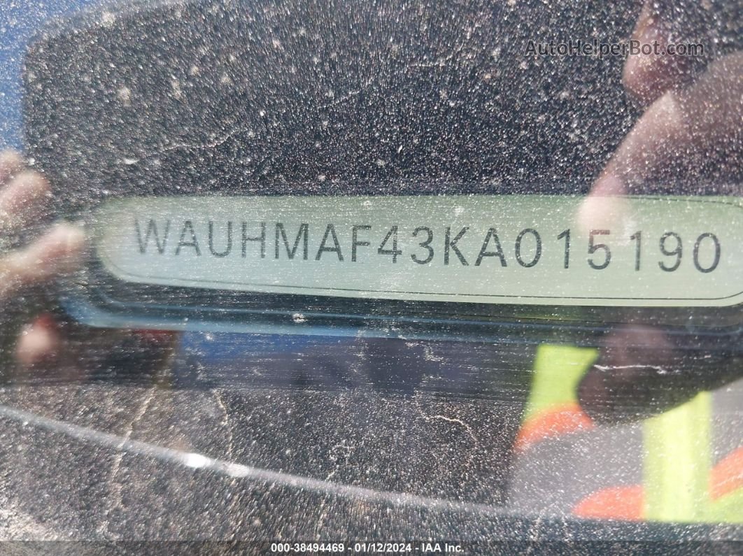 2019 Audi A4 40 Premium Gray vin: WAUHMAF43KA015190