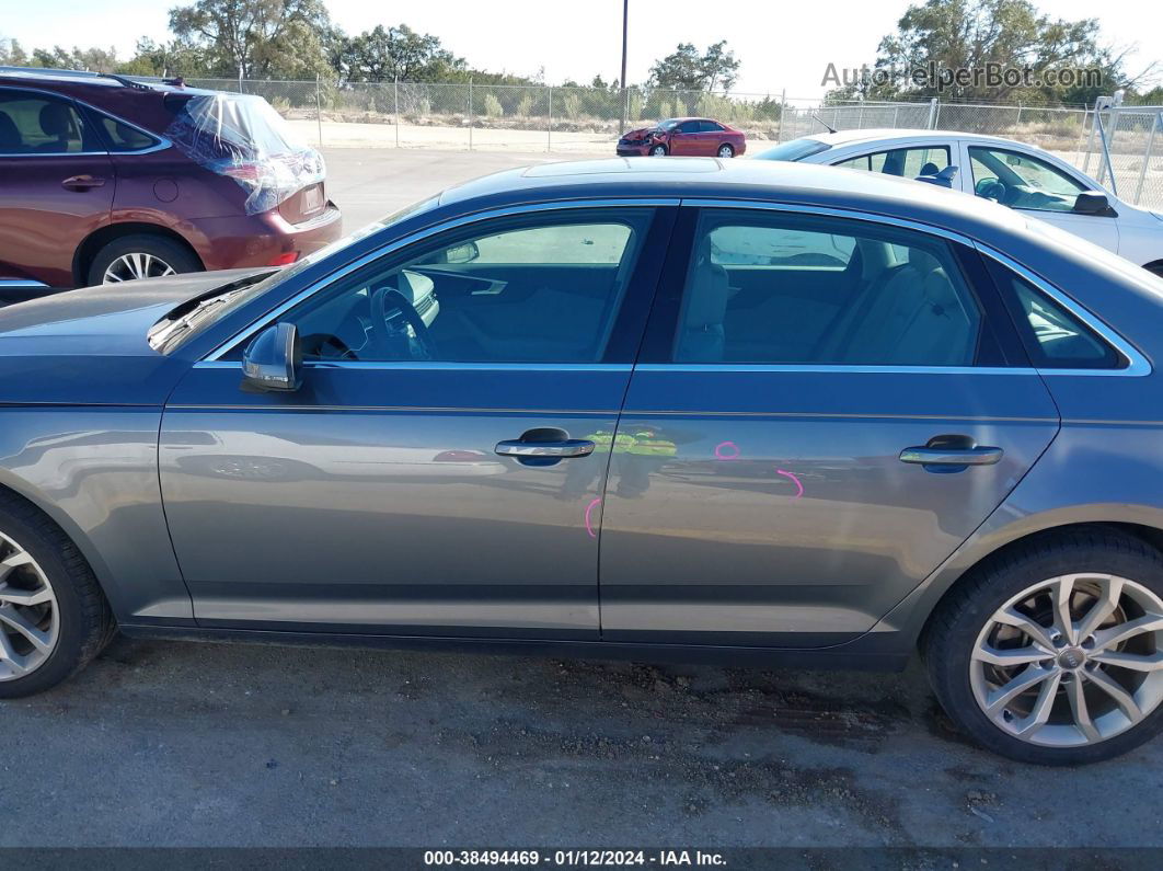 2019 Audi A4 40 Premium Gray vin: WAUHMAF43KA015190