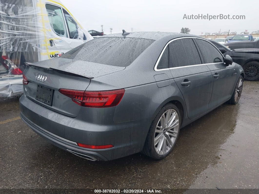 2019 Audi A4 40 Premium Серый vin: WAUHMAF44KA008166