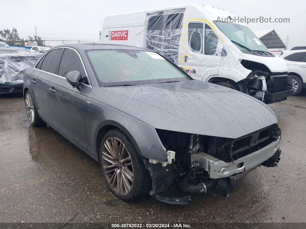 2019 Audi A4 40 Premium Gray vin: WAUHMAF44KA008166