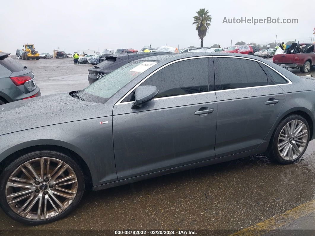 2019 Audi A4 40 Premium Gray vin: WAUHMAF44KA008166