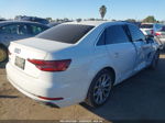 2019 Audi A4 40 Premium White vin: WAUHMAF44KN004398