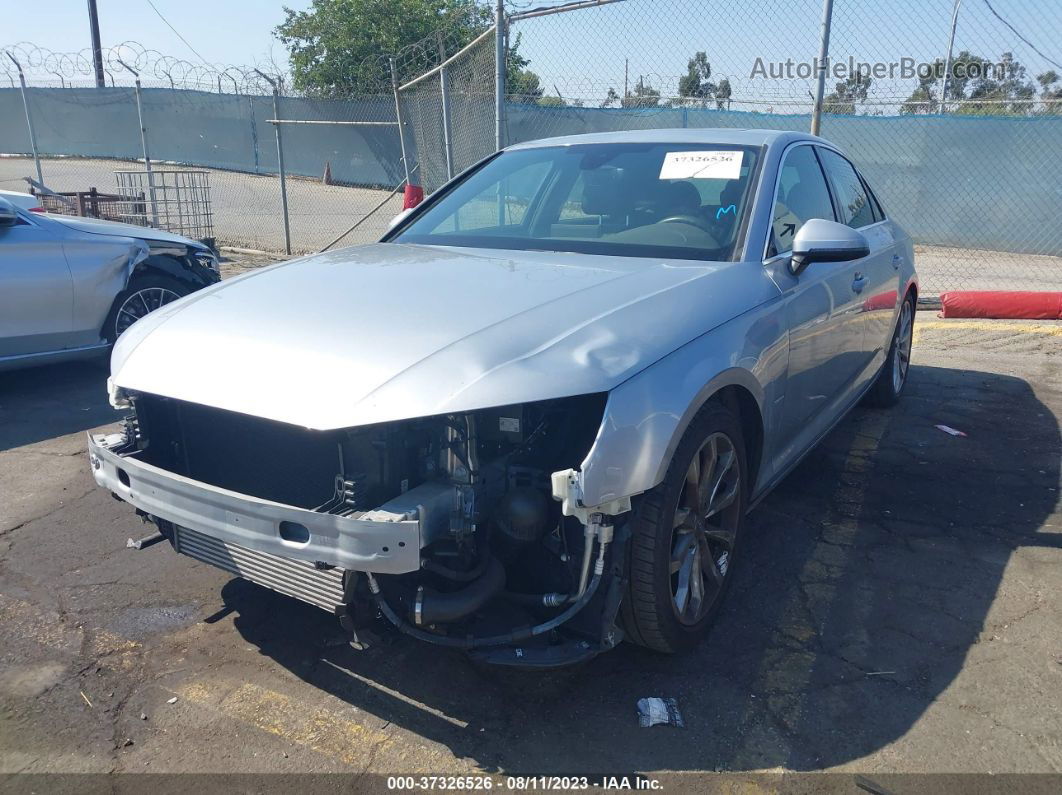 2019 Audi A4 Premium Plus Silver vin: WAUHMAF44KN010153