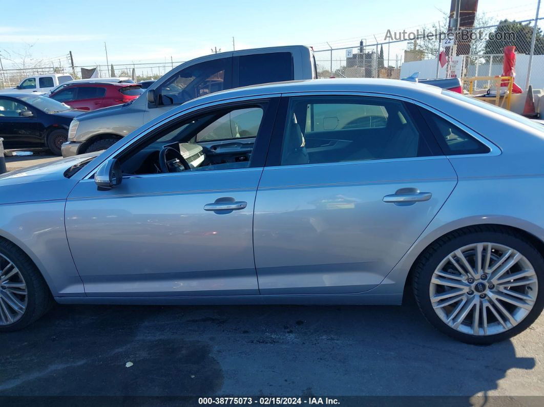 2019 Audi A4 40 Premium Silver vin: WAUHMAF46KN011398