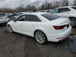 2019 Audi A4 Premium Plus White vin: WAUHMAF49KN002016