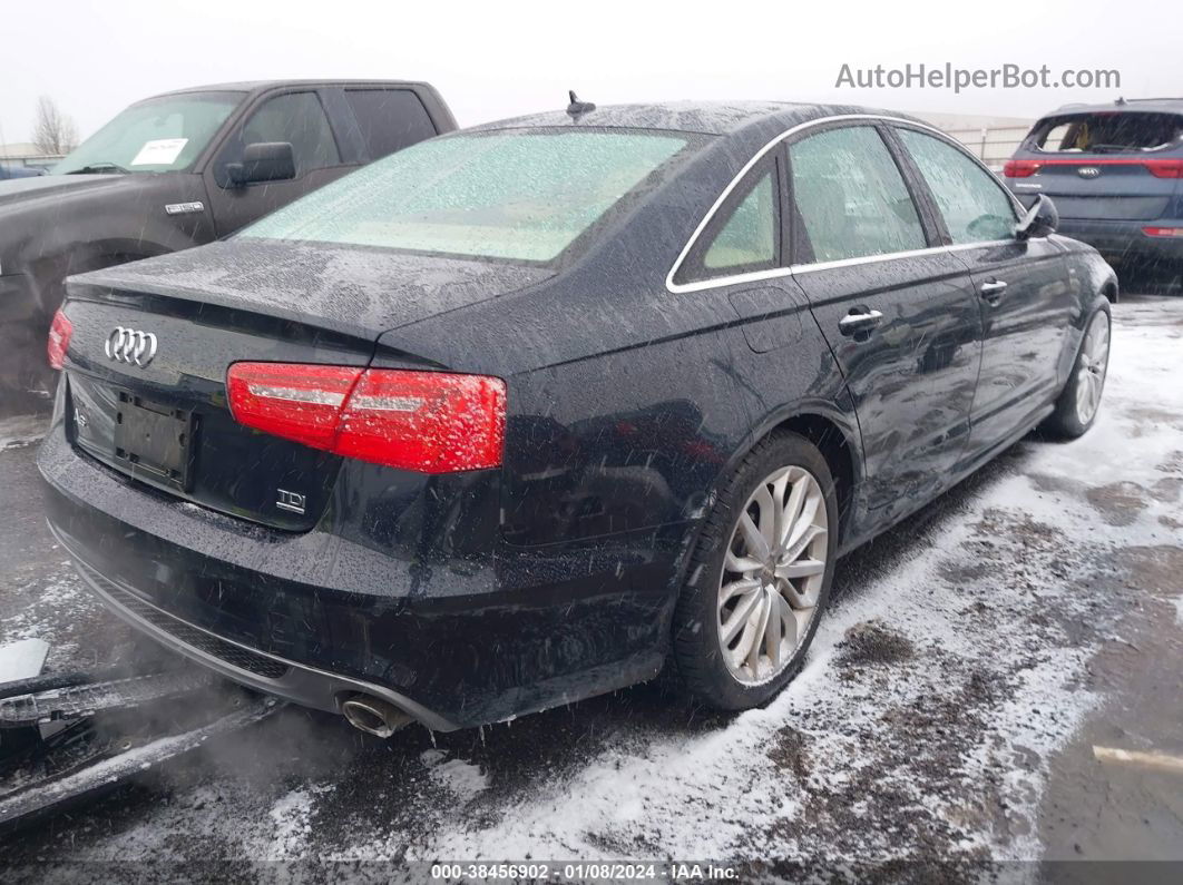 2014 Audi A6 3.0 Tdi Premium Plus Black vin: WAUHMAFC2EN134255