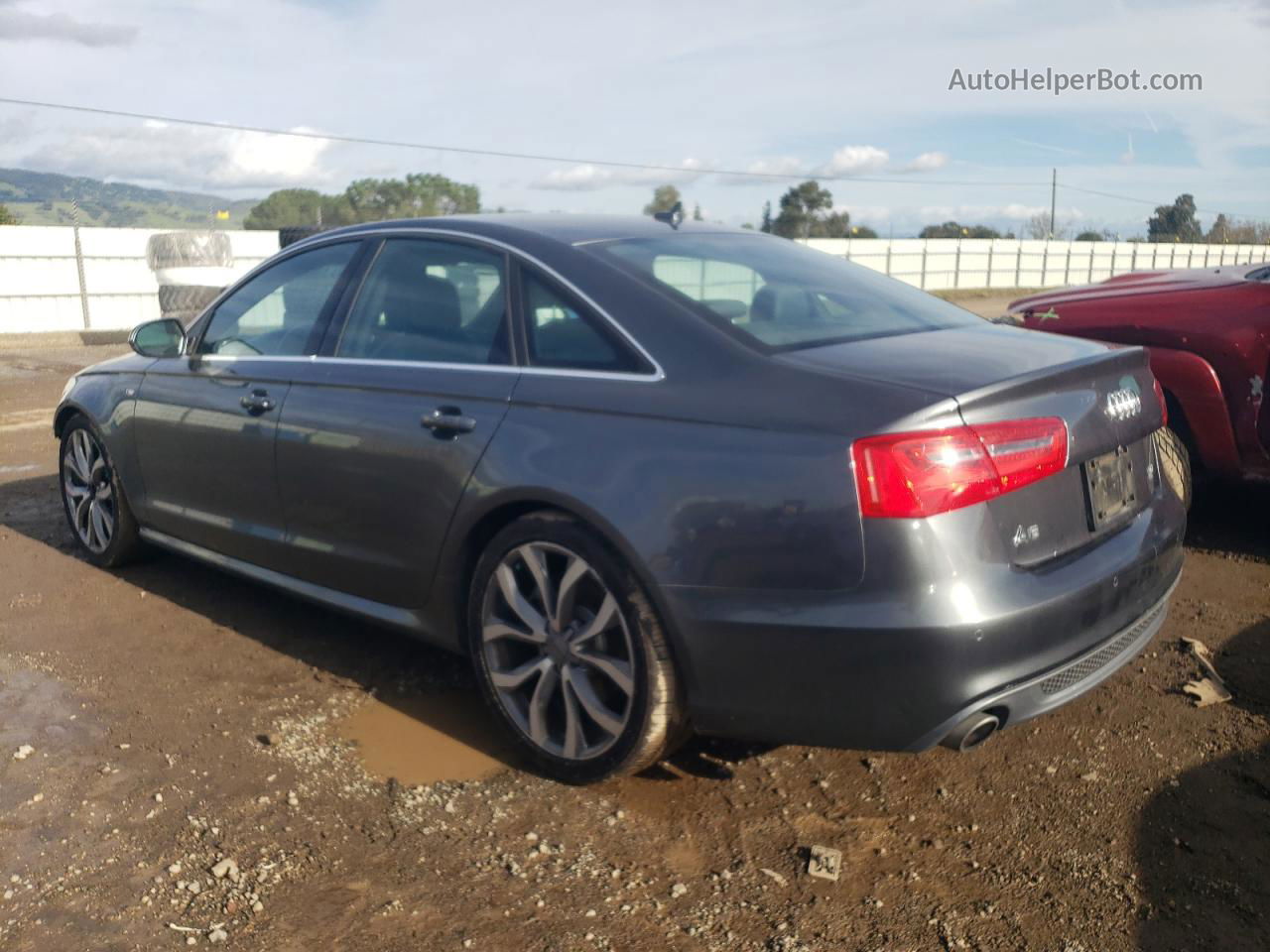 2014 Audi A6 Prestige Gray vin: WAUHMAFC4EN110751