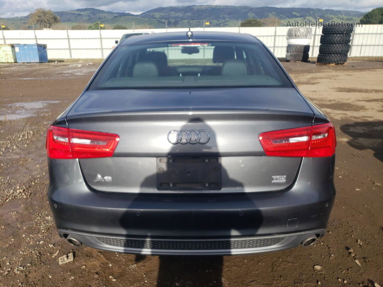 2014 Audi A6 Prestige Gray vin: WAUHMAFC4EN110751