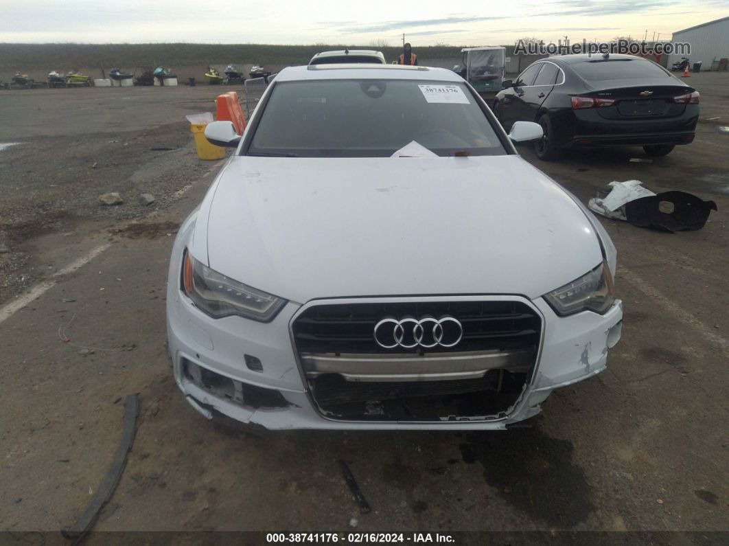 2014 Audi A6 3.0 Tdi Premium Plus White vin: WAUHMAFC5EN108149