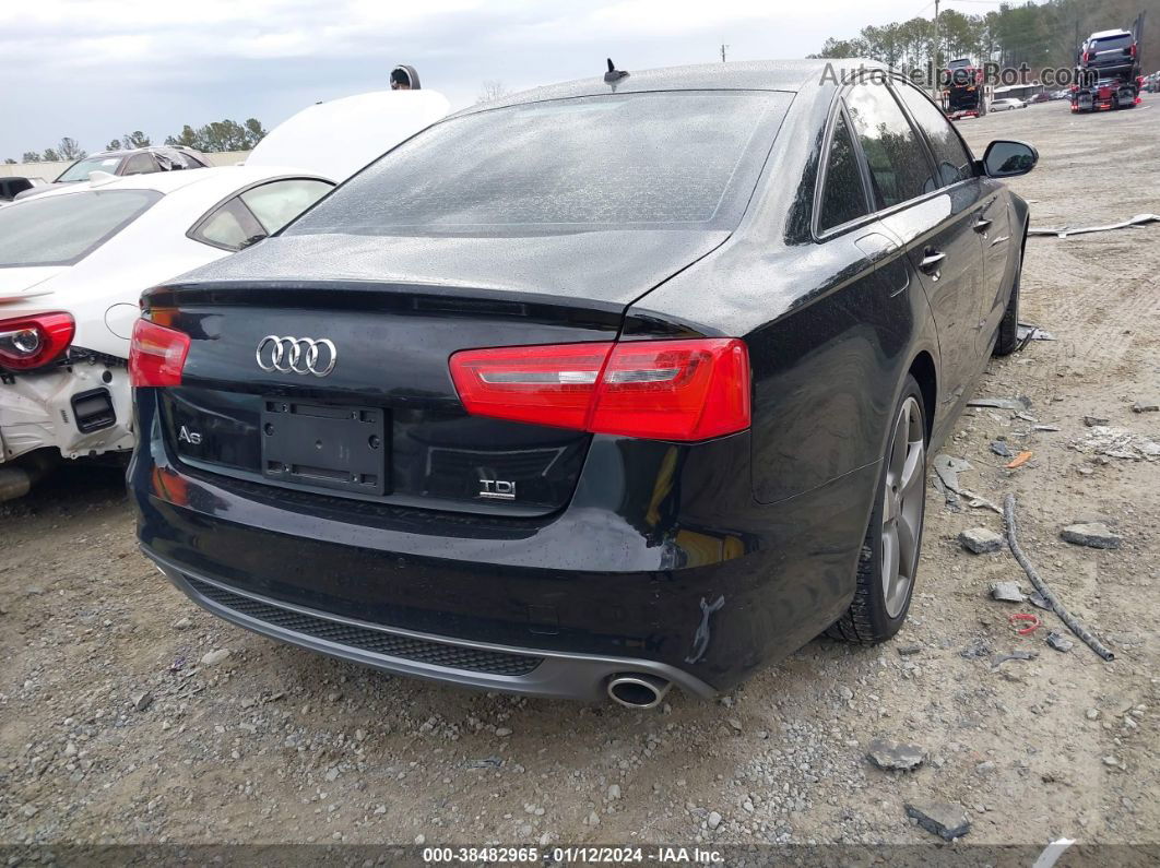 2014 Audi A6 3.0 Tdi Premium Plus Black vin: WAUHMAFC5EN123797