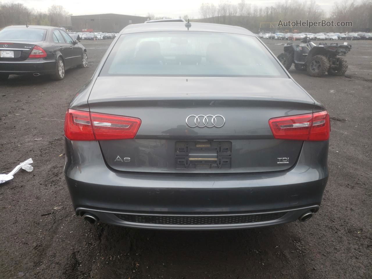 2014 Audi A6 Prestige Gray vin: WAUHMAFC6EN045305