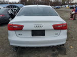 2014 Audi A6 Prestige White vin: WAUHMAFC6EN058667