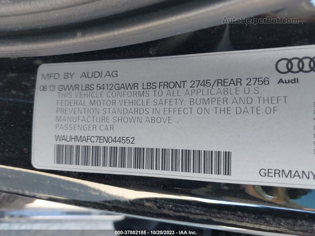 2014 Audi A6 3.0 Tdi Premium Plus Черный vin: WAUHMAFC7EN044552
