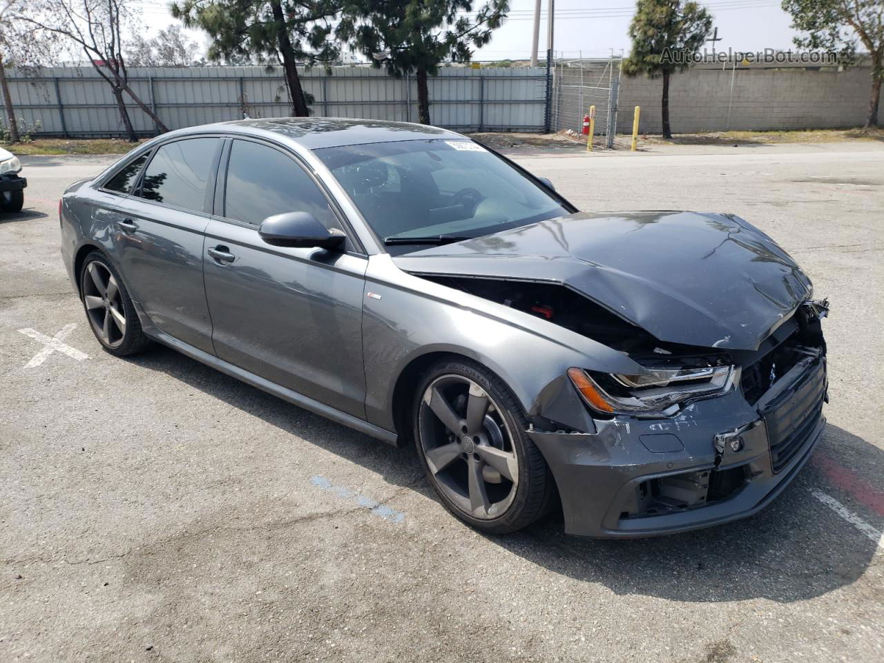 2014 Audi A6 Prestige Gray vin: WAUHMAFC8EN090245