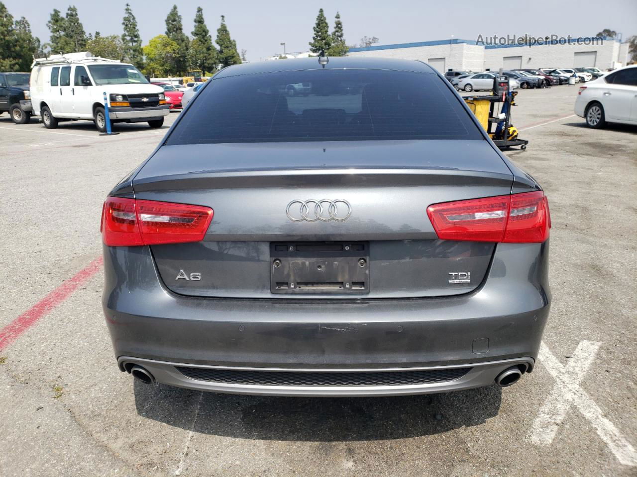 2014 Audi A6 Prestige Gray vin: WAUHMAFC8EN090245