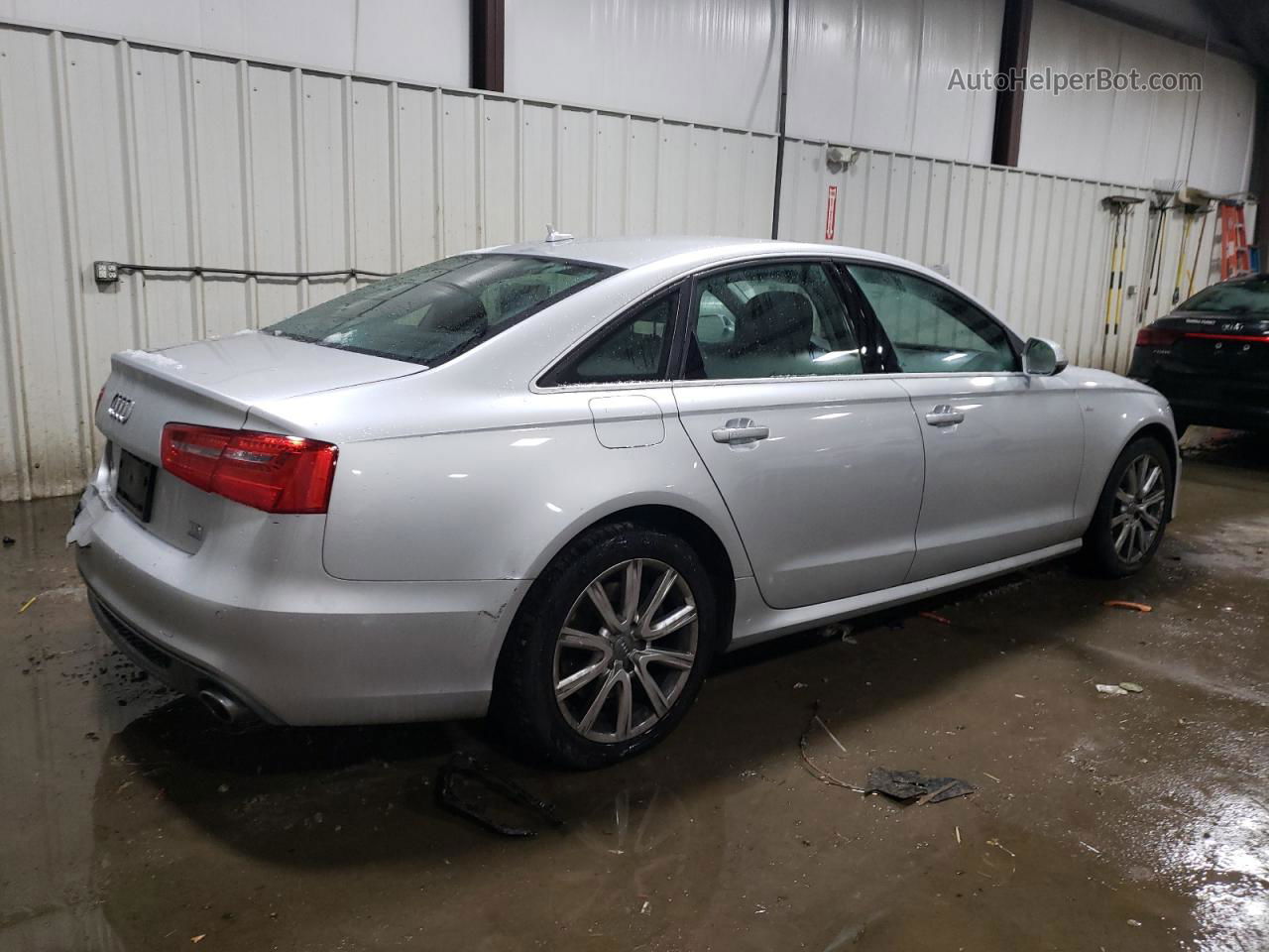 2014 Audi A6 Prestige Серебряный vin: WAUHMAFC9EN058145