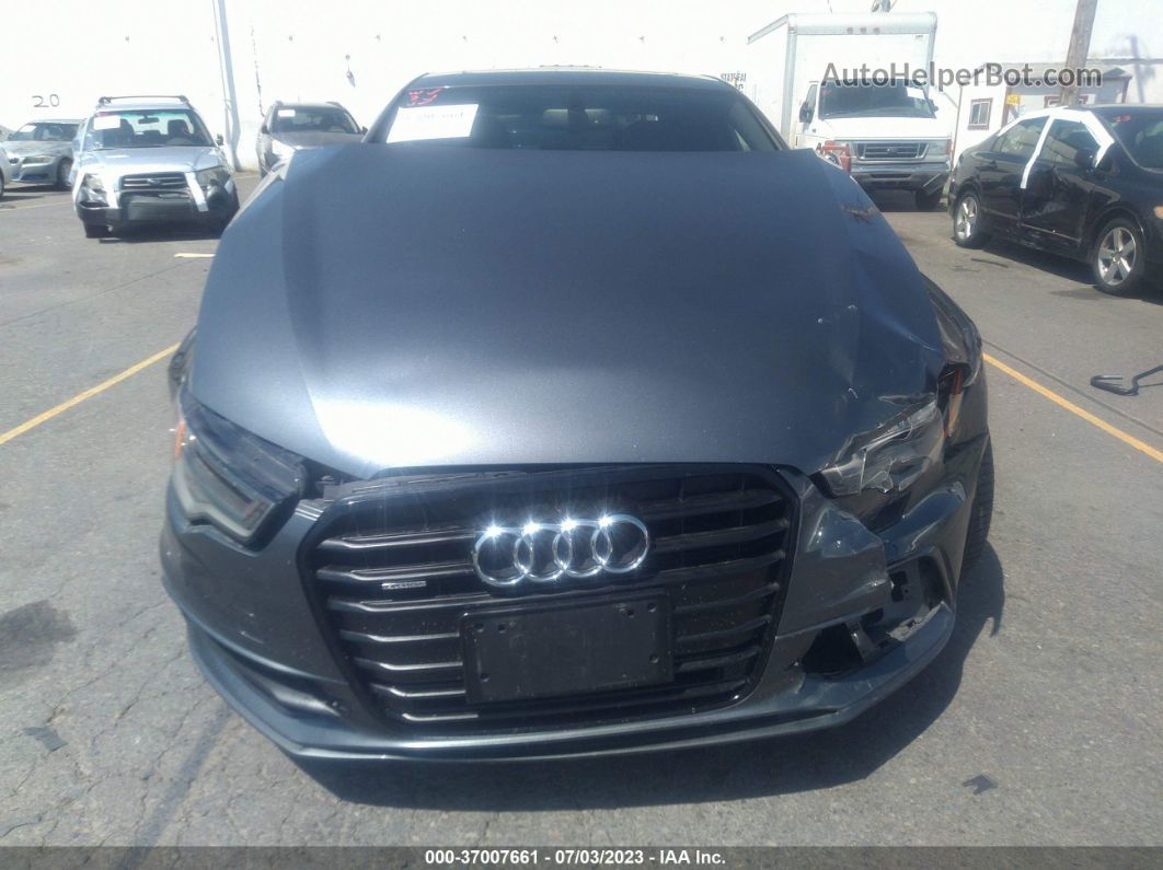 2014 Audi A6 3.0 Tdi Premium Plus Gray vin: WAUHMAFC9EN094921