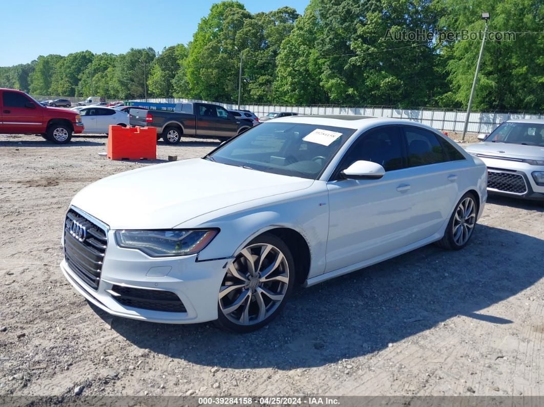 2014 Audi A6 3.0 Tdi Premium Plus White vin: WAUHMAFCXEN026241