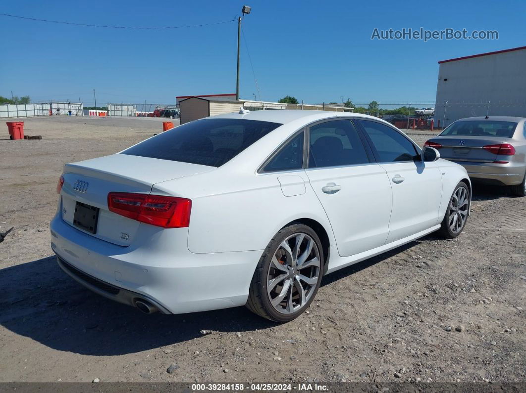 2014 Audi A6 3.0 Tdi Premium Plus White vin: WAUHMAFCXEN026241