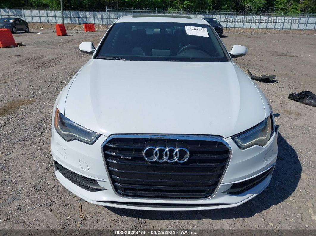 2014 Audi A6 3.0 Tdi Premium Plus White vin: WAUHMAFCXEN026241