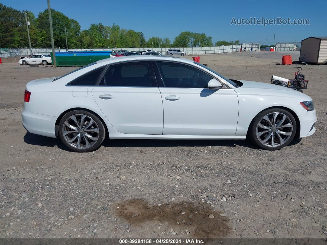 2014 Audi A6 3.0 Tdi Premium Plus White vin: WAUHMAFCXEN026241