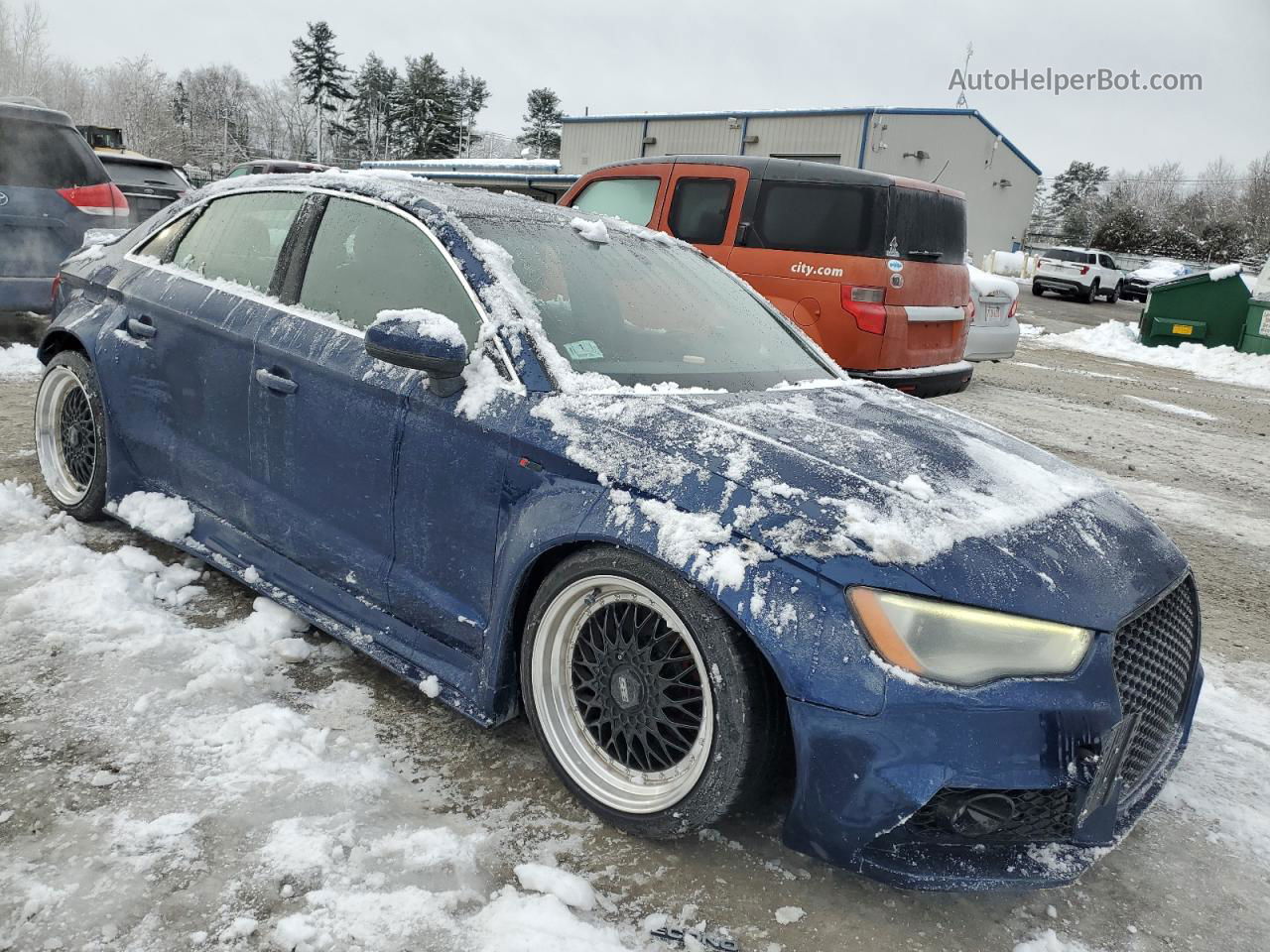 2016 Audi A3 Premium Plus S-line Blue vin: WAUJ8GFF1G1058704