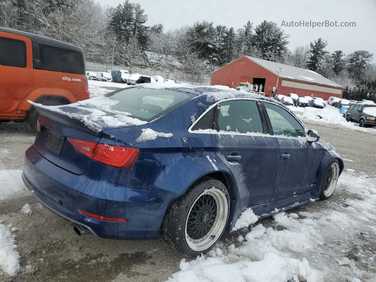 2016 Audi A3 Premium Plus S-line Blue vin: WAUJ8GFF1G1058704