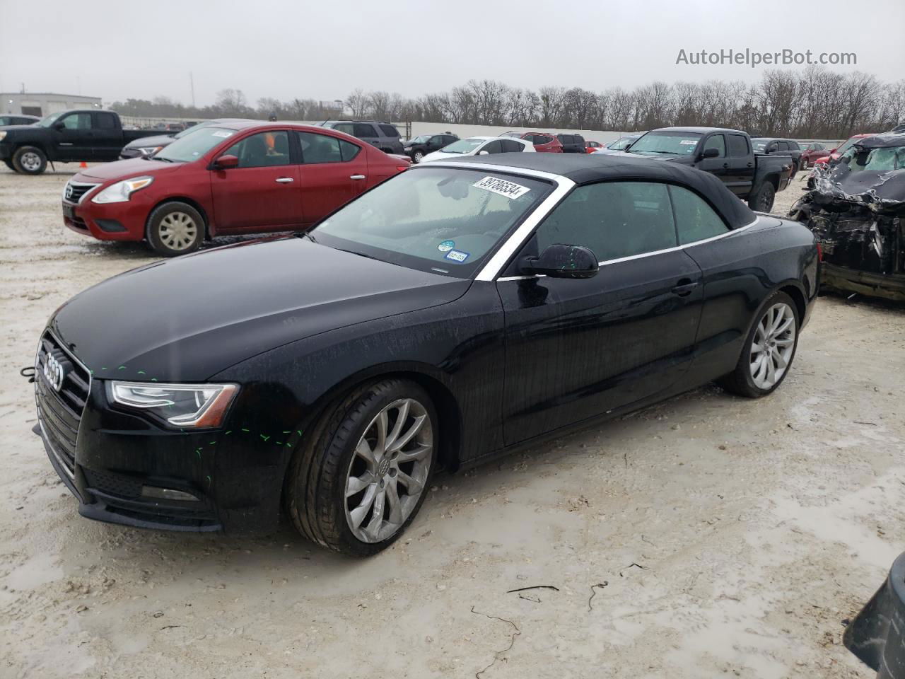 2014 Audi A5 Premium Plus Black vin: WAUJFAFH3EN007716