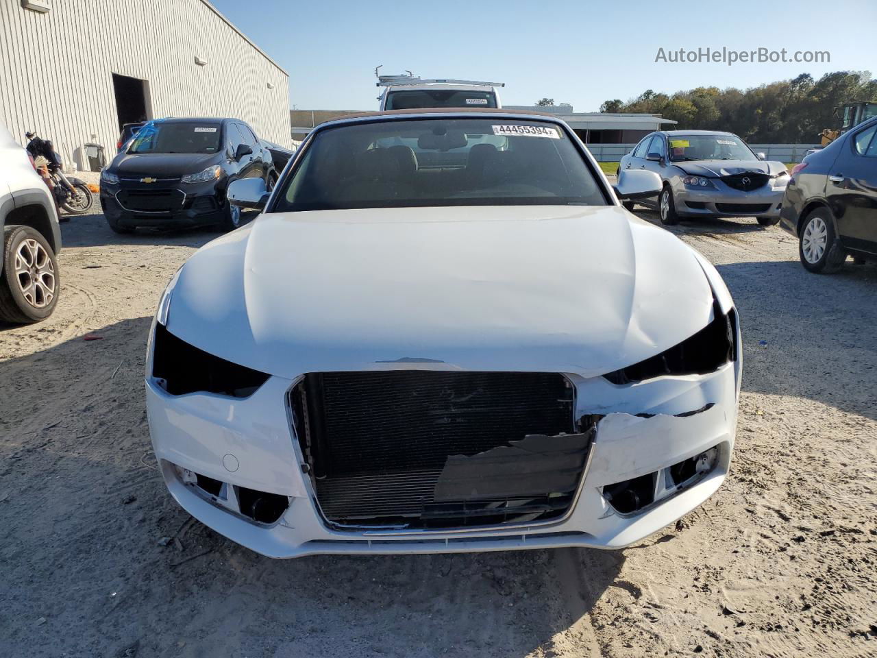 2014 Audi A5 Premium Plus White vin: WAUJFAFH5EN000587