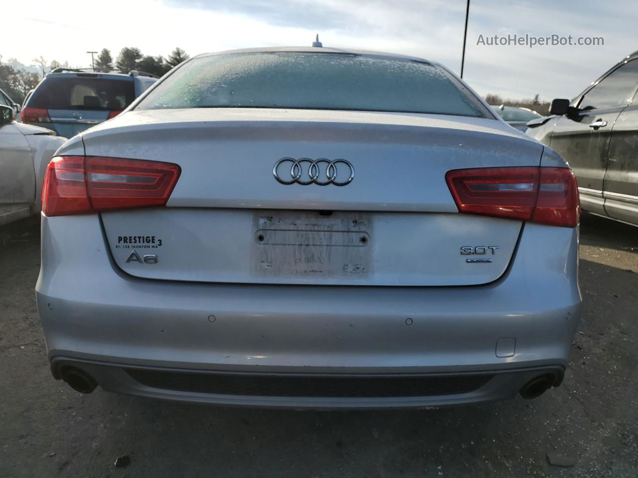 2013 Audi A6 Prestige Серебряный vin: WAUJGAFC1DN117390