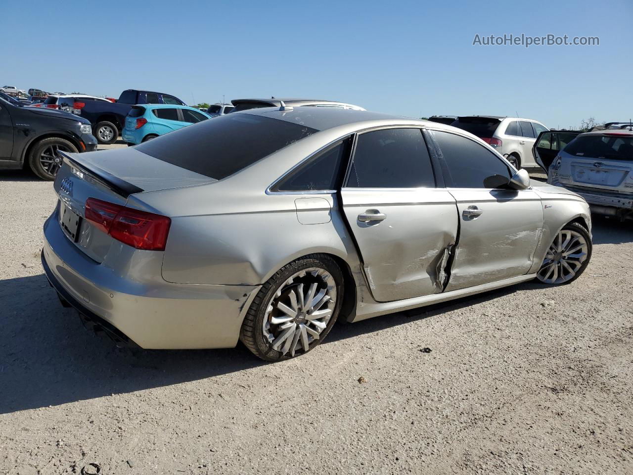 2013 Audi A6 Prestige Silver vin: WAUJGAFC6DN132516