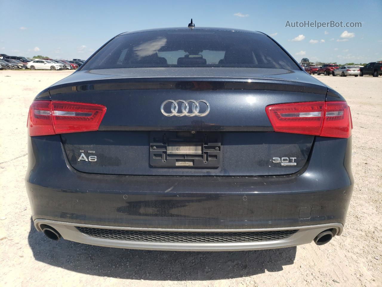 2013 Audi A6 Prestige Черный vin: WAUJGAFC8DN122635