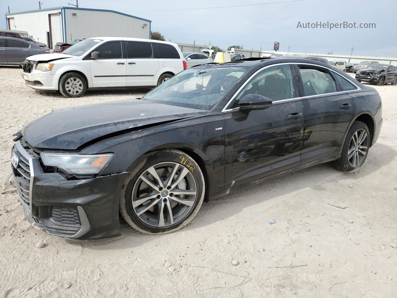 2019 Audi A6 Premium Черный vin: WAUK2AF23KN056065