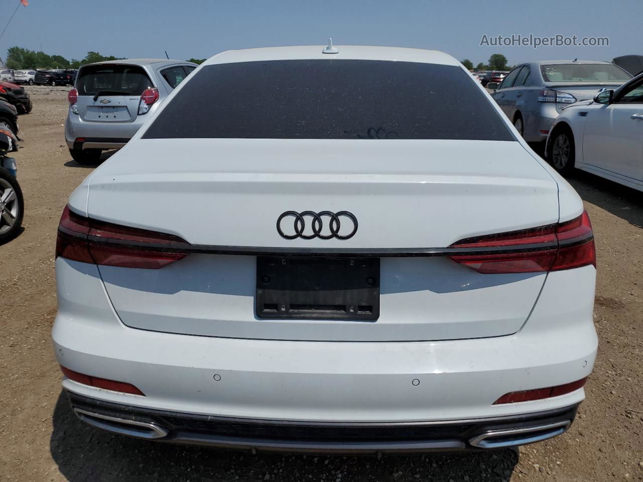 2019 Audi A6 Premium Белый vin: WAUK2AF23KN075733