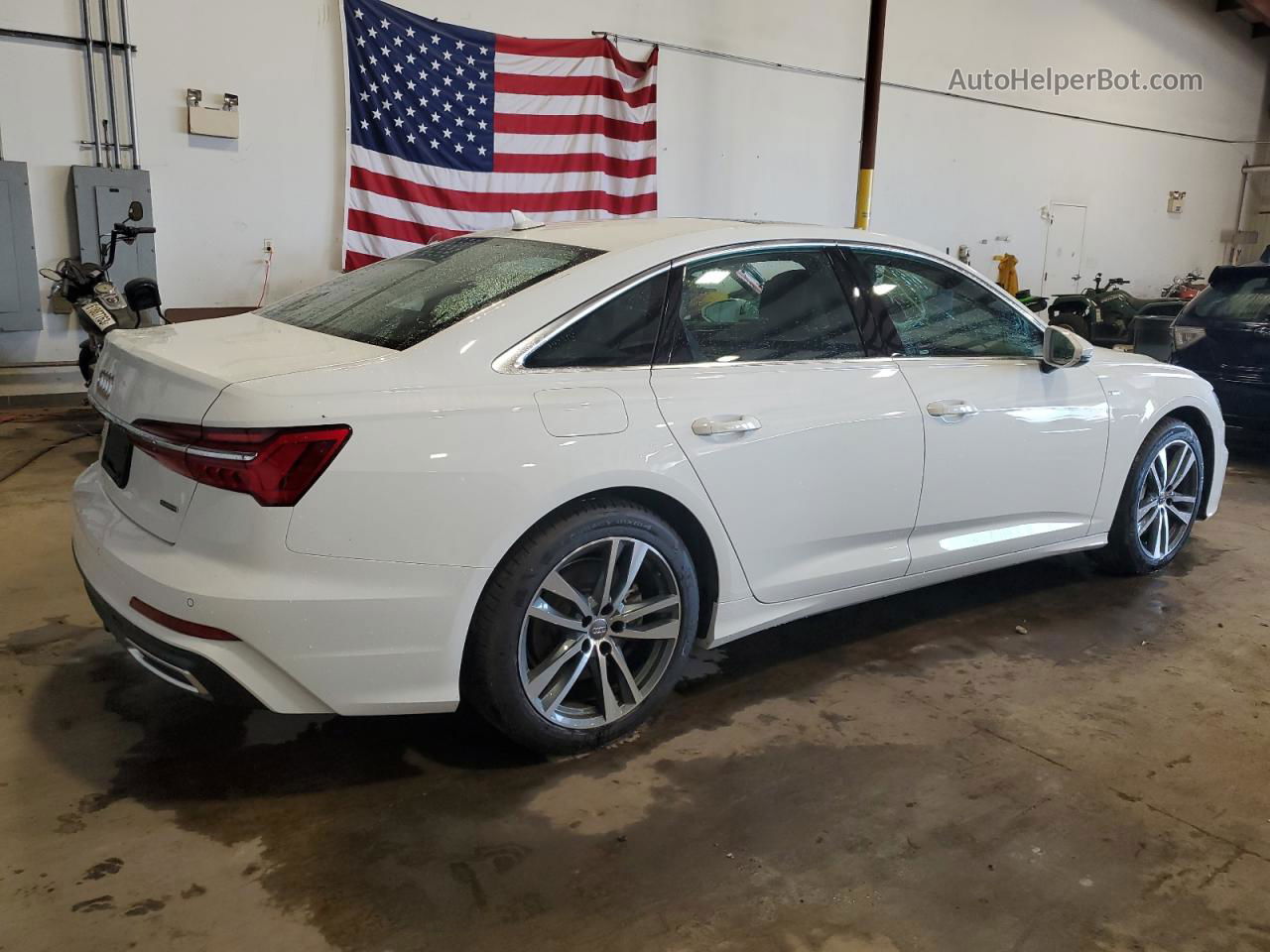 2019 Audi A6 Premium White vin: WAUK2AF24KN097109