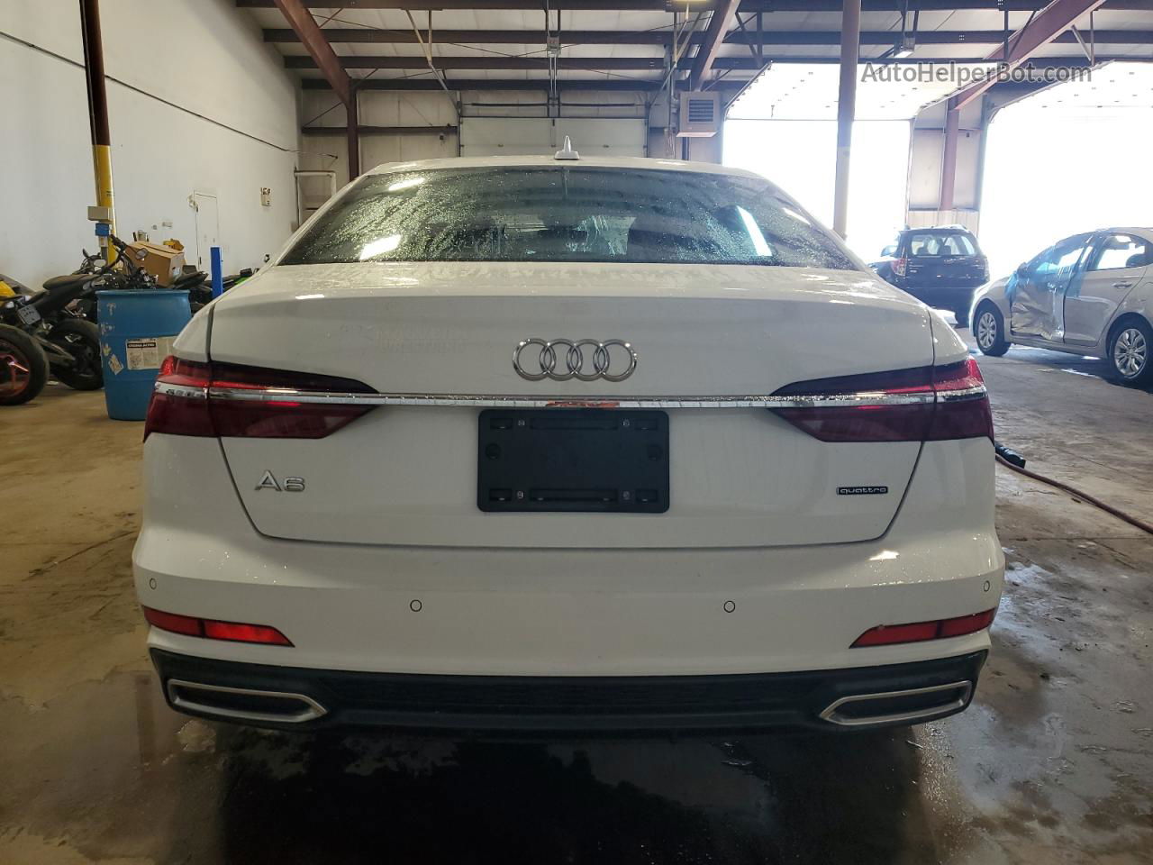 2019 Audi A6 Premium White vin: WAUK2AF24KN097109