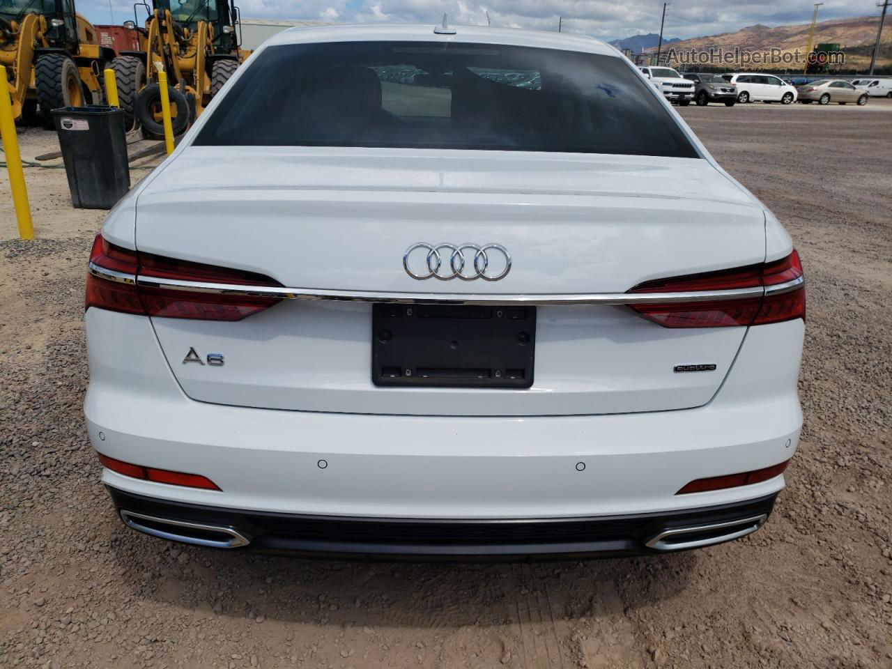 2019 Audi A6 Premium White vin: WAUK2AF25KN103676