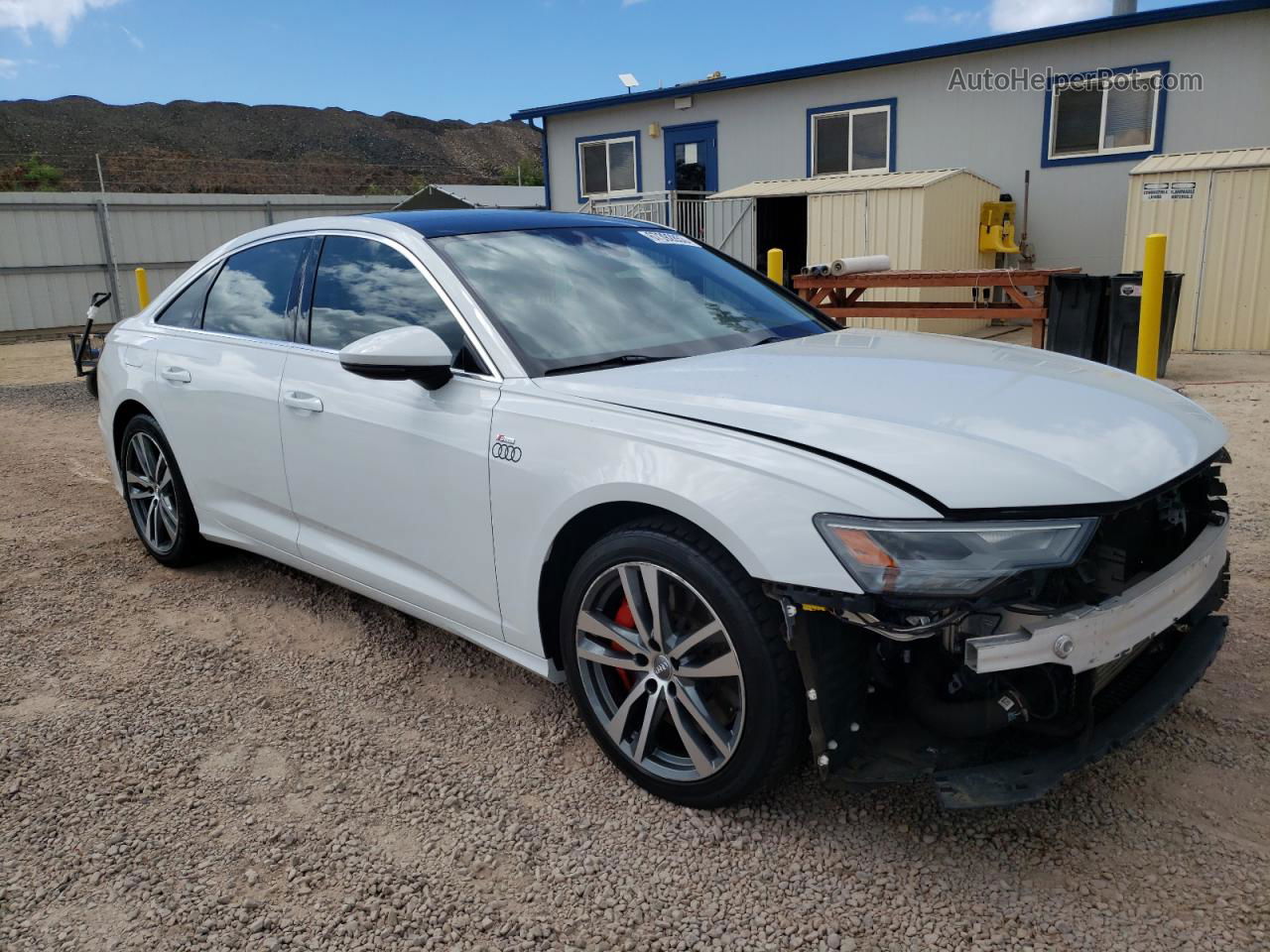 2019 Audi A6 Premium White vin: WAUK2AF25KN103676